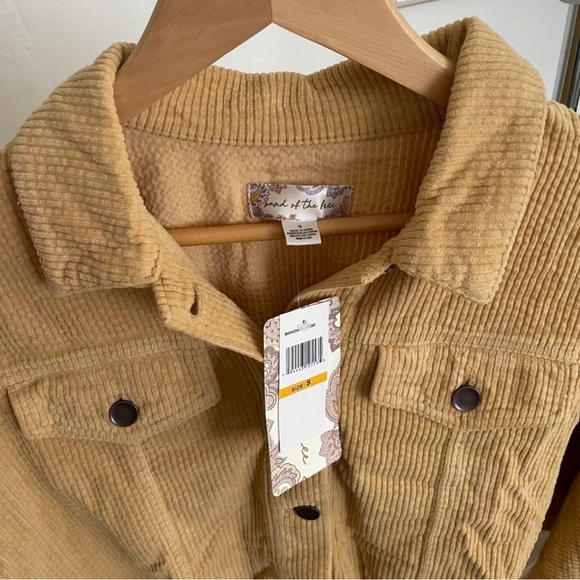 Band Of The Free yellow corduroy jacket, Sand
- size small - Picture 9 of 10